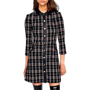 Maje Renalty Tweed Dress